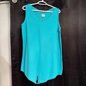 Oh my gauze ! Sleeveless thank top blouse